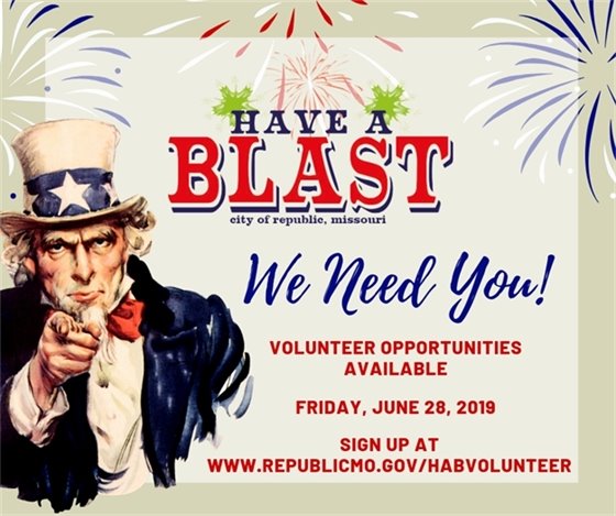 Have-A-Blast Volunteer Opportunities